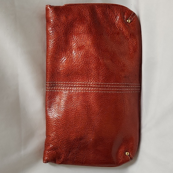(SOLD) Rafe Pearl Red Leather Shoulder bag - Picture 2 of 13